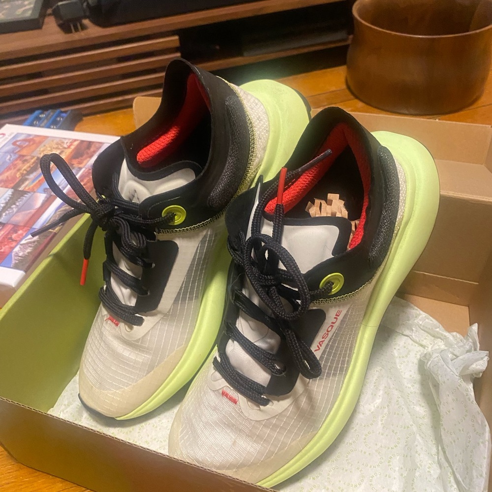 Vasque White and Green Athletic Shoes